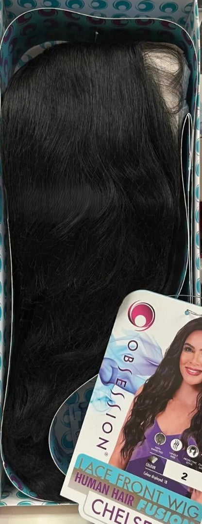 Obsession Lace Front Human Hair Fusion Wig - Chelsea