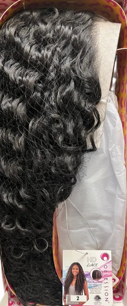 Obsession Synthetic Freedom Parting Lace Curly Hair Wig - Normani