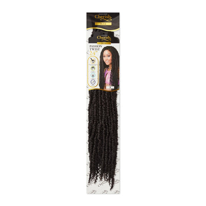 CHERISH CROCHET BRAID CURLY PRE LOOPED HAIR EXTENSION - PASSION TWIST 24''