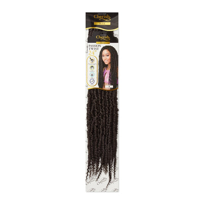 CHERISH CROCHET BRAID CURLY PRE LOOPED HAIR EXTENSION - PASSION TWIST 24''