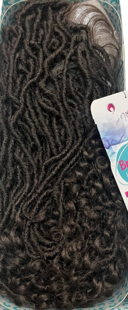 Obsession Boho Braided Lace Wig 26"