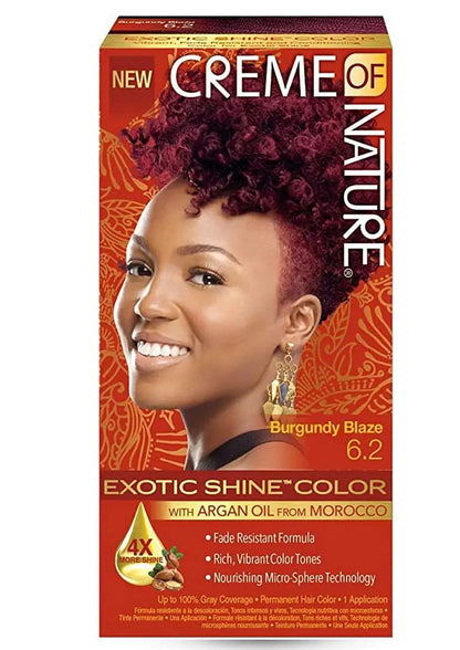 Creme Of Nature Exotic Shine Permanent Hair Dye With Argan Oil - All Colours