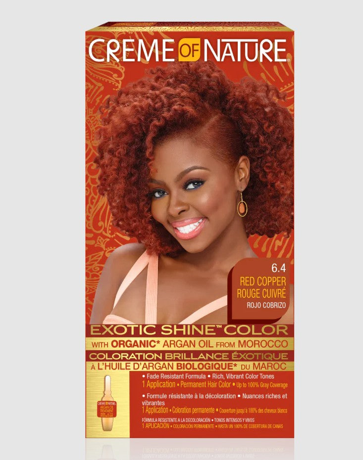 Creme Of Nature Exotic Shine Permanent Hair Dye With Argan Oil - All Colours