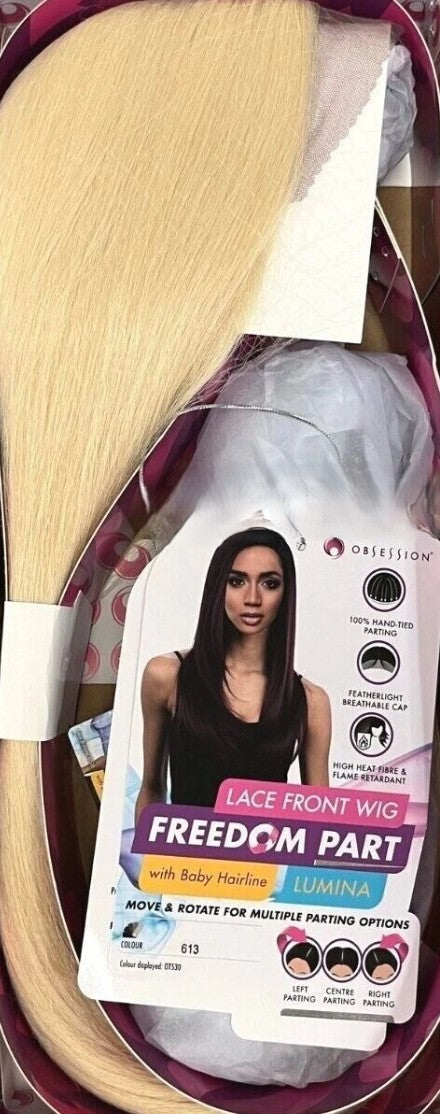 Obsession Synthetic Lace Front Free Part Hand Tied Wig  - Lumina