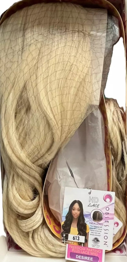 Obsession Synthetic Freedom Parting Plus HD Lace Wavy Hair Wig - Desiree