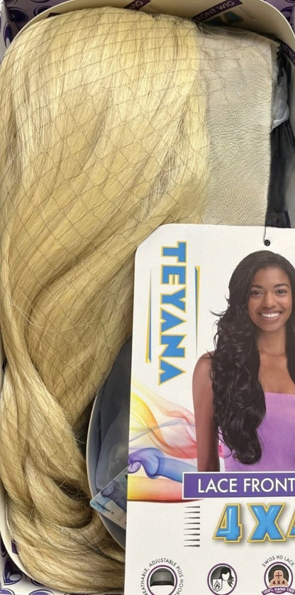 Obsession Synthetic Swiss HD 4x4 Lace Front Free Part Wig - TEYANA