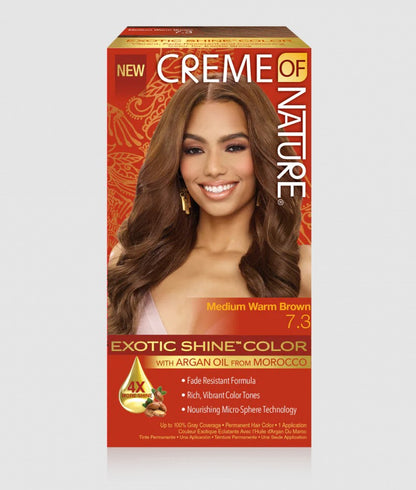 Creme Of Nature Exotic Shine Permanent Hair Dye With Argan Oil - All Colours