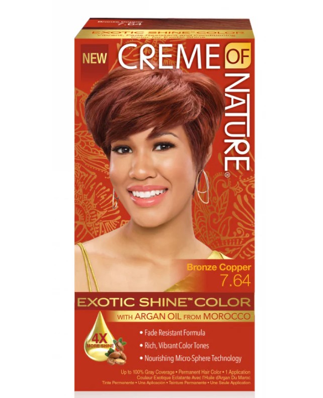 Creme Of Nature Exotic Shine Permanent Hair Dye With Argan Oil - All Colours