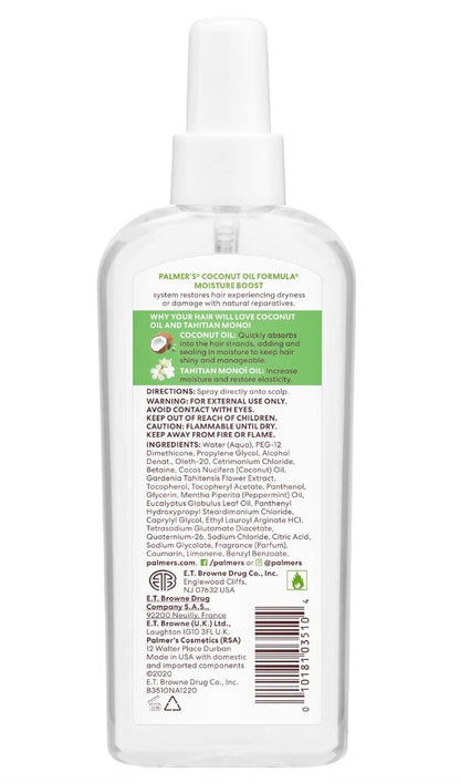 Palmers Coconut Oil Strong Roots Spray 150ml