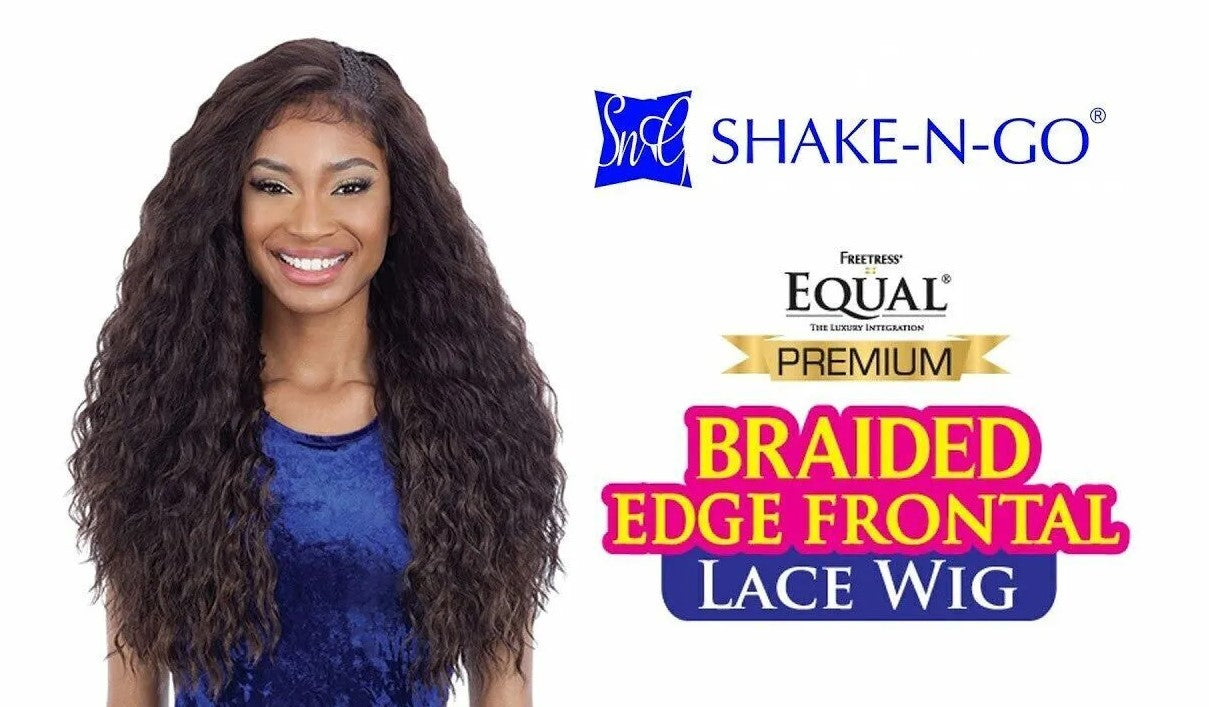 Freetress Equal Premium Braided Edge Frontal Lace Wig - BLW 001