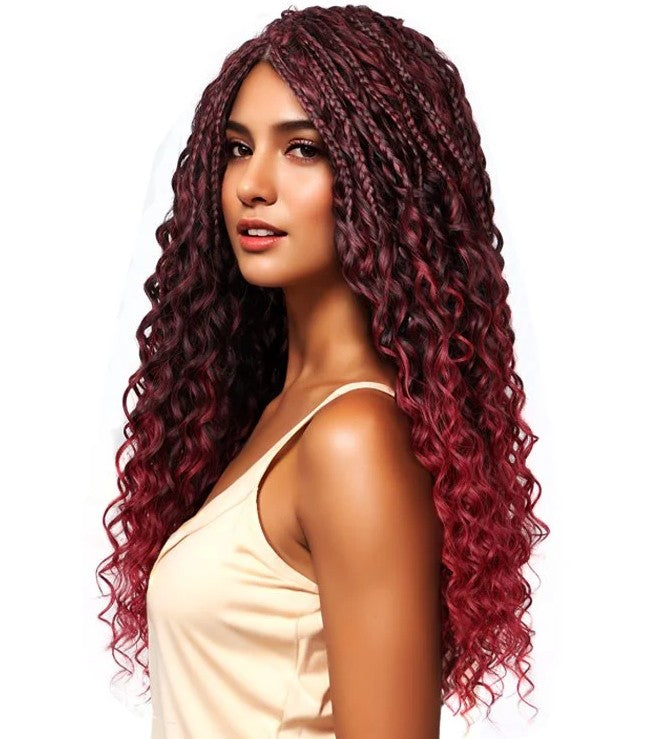 Sleek Boho Beach Curl Braid 22"