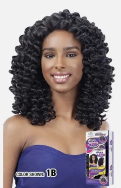 Freetress Equal Wand Curl Synthetic Lace Front Wig - Bubble Wand