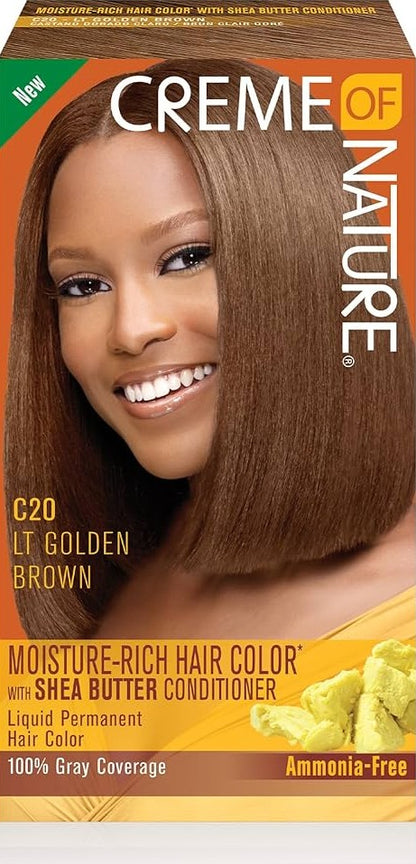 Creme Of Nature Moisture Rich Permanent Hair Dye With Shea Butter - All Colours