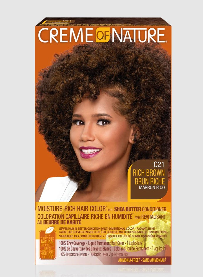 Creme Of Nature Moisture Rich Permanent Hair Dye With Shea Butter - All Colours