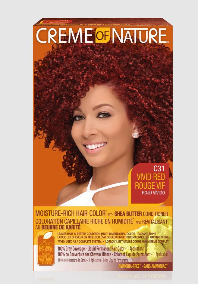 Creme Of Nature Moisture Rich Permanent Hair Dye With Shea Butter - All Colours