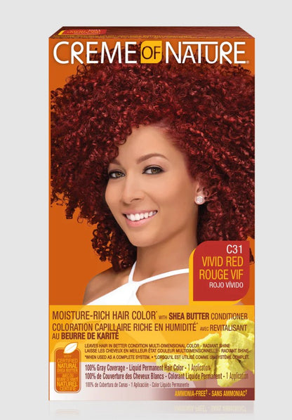 Creme Of Nature Moisture Rich Permanent Hair Dye With Shea Butter - All Colours