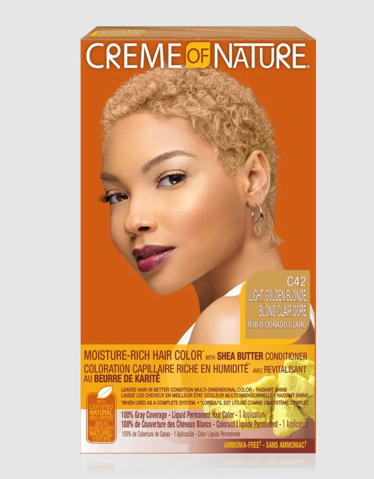 Creme Of Nature Moisture Rich Permanent Hair Dye With Shea Butter - All Colours