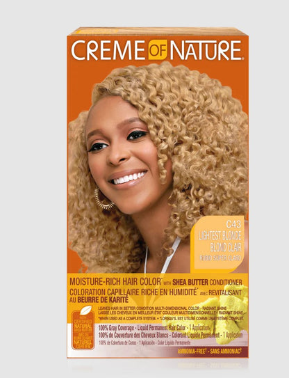 Creme Of Nature Moisture Rich Permanent Hair Dye With Shea Butter - All Colours
