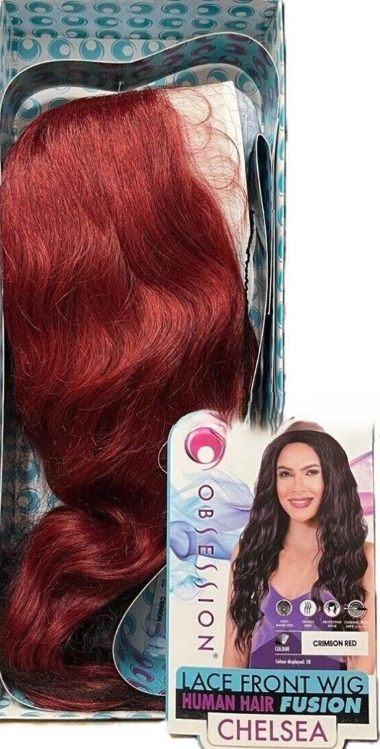 Obsession Lace Front Human Hair Fusion Wig - Chelsea