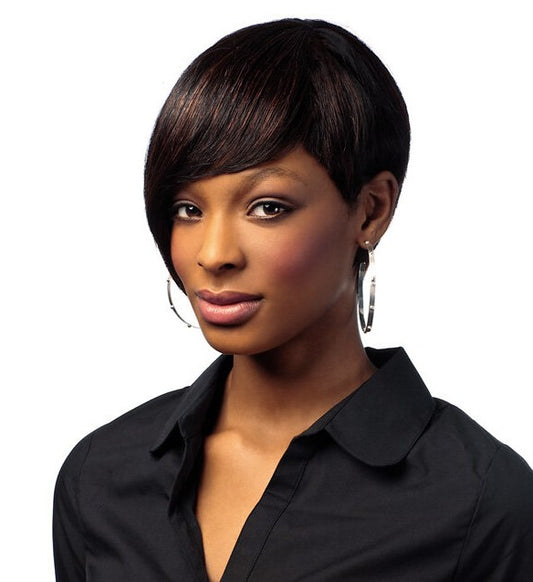 Sleek Human Hair Wig - Chanelle