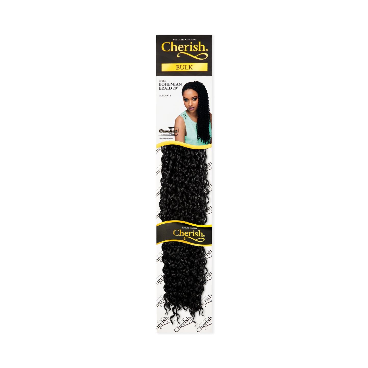 Cherish Synthetic Crochet Extension Braid - Bohemian Bulk 20 Inch