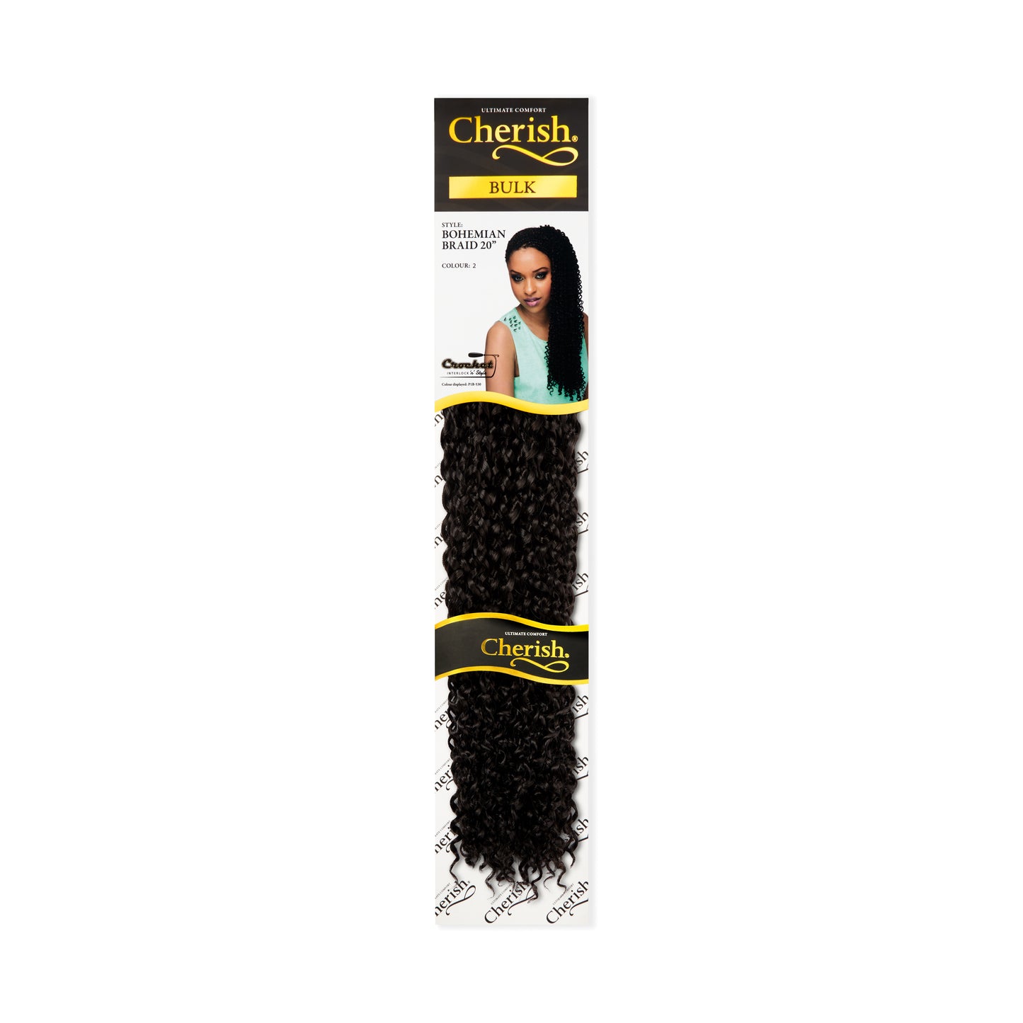 Cherish Synthetic Crochet Extension Braid - Bohemian Bulk 20 Inch