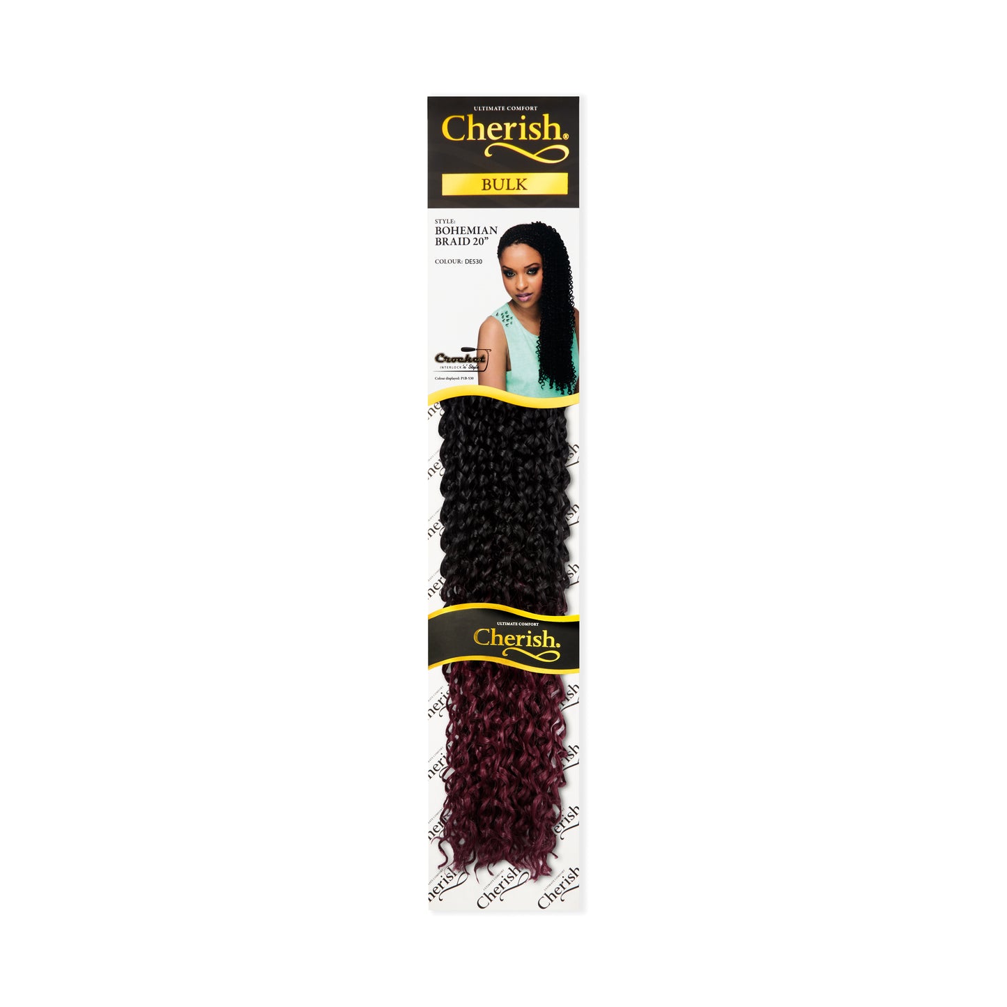 Cherish Synthetic Crochet Extension Braid - Bohemian Bulk 20 Inch