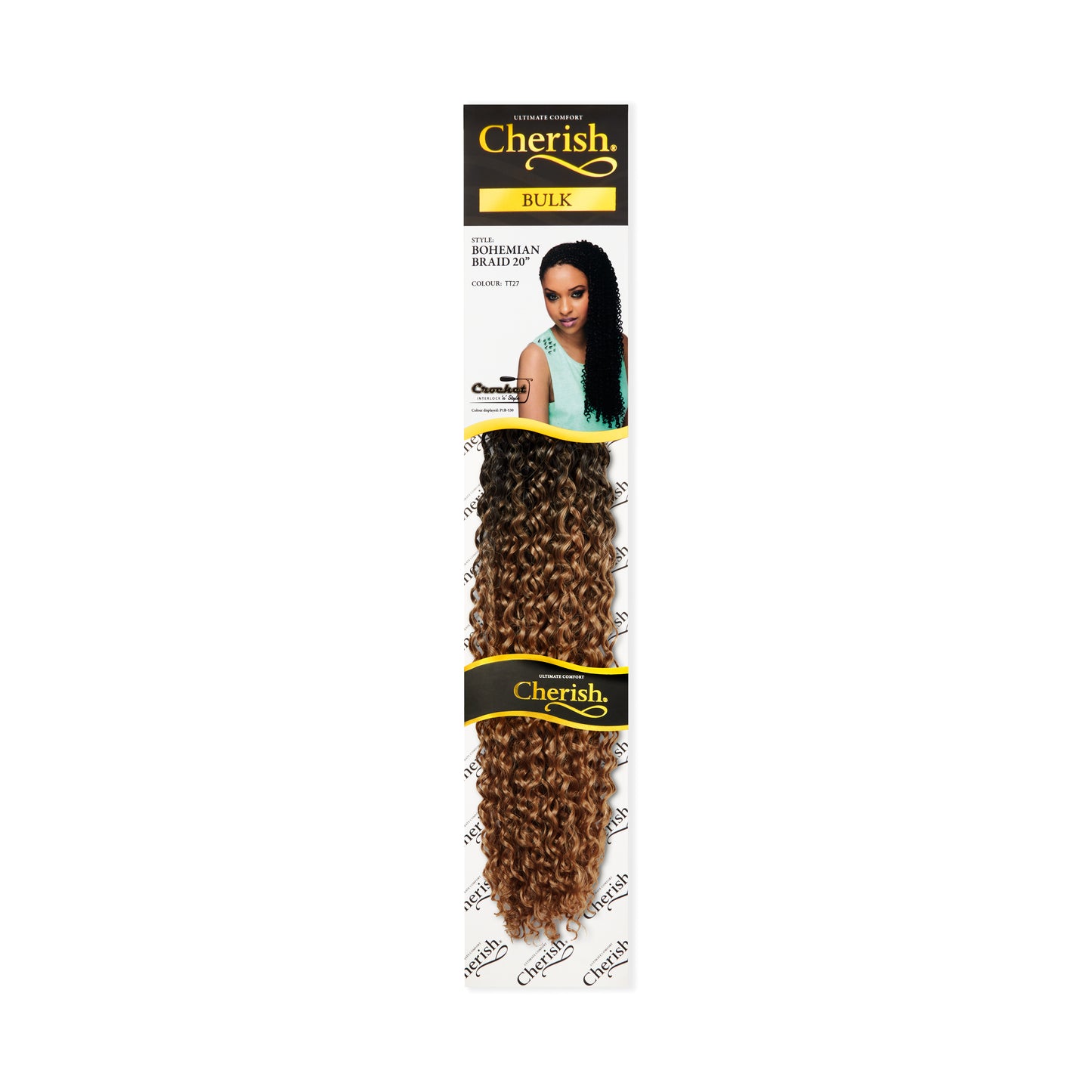 Cherish Synthetic Crochet Extension Braid - Bohemian Bulk 20 Inch