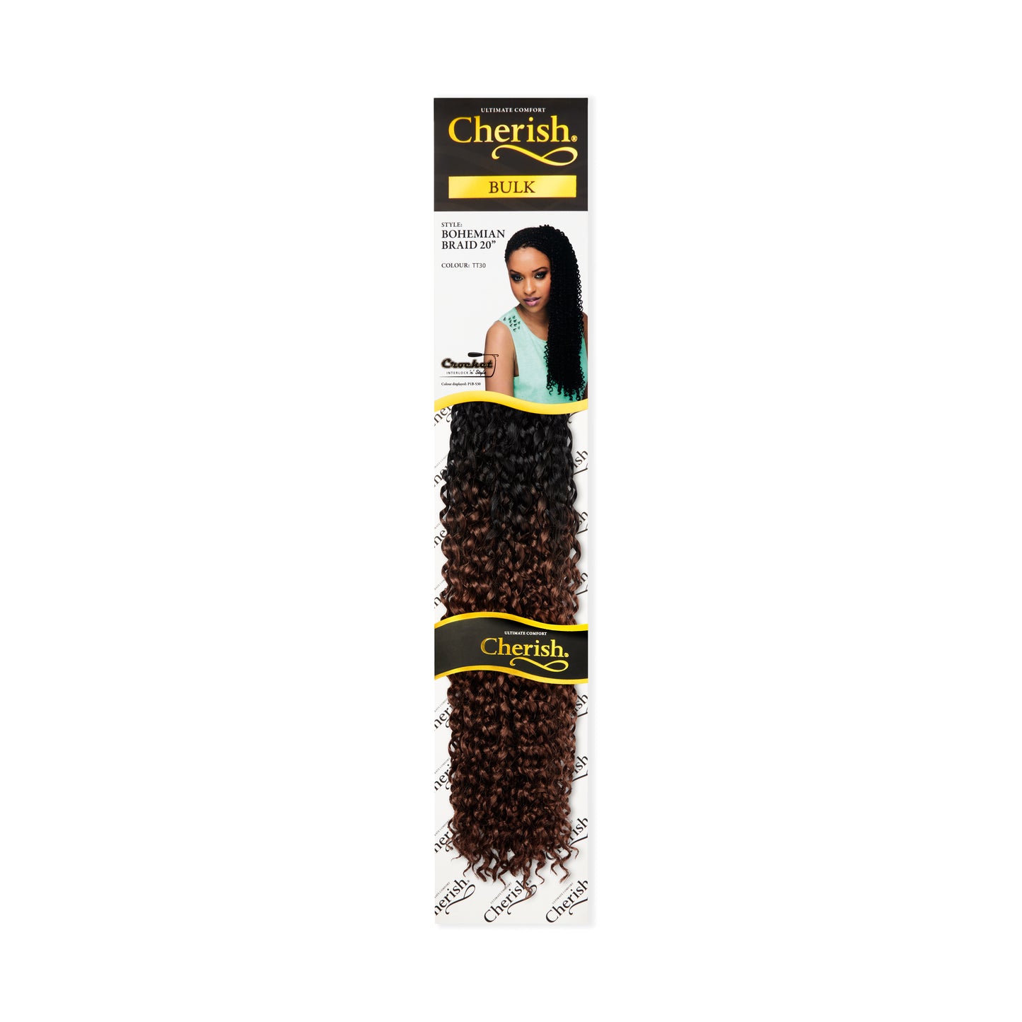Cherish Synthetic Crochet Extension Braid - Bohemian Bulk 20 Inch