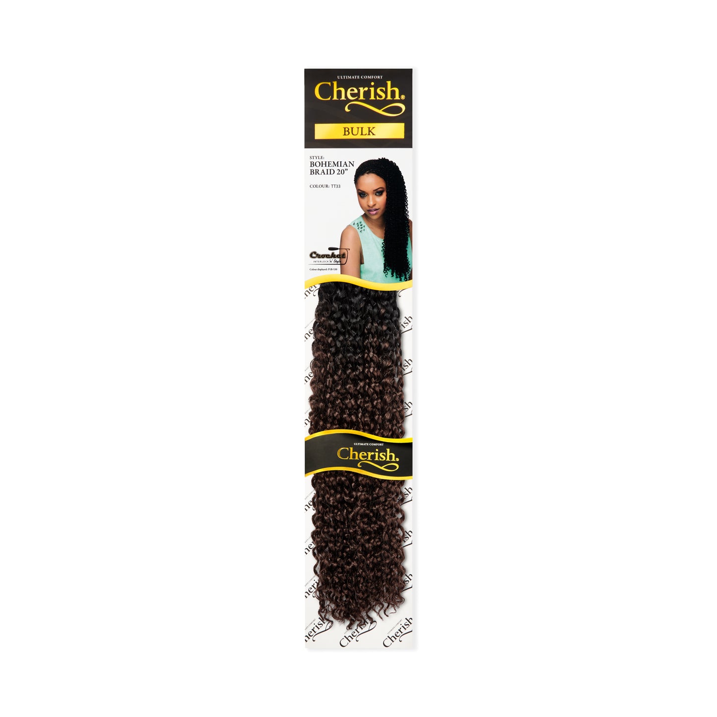 Cherish Synthetic Crochet Extension Braid - Bohemian Bulk 20 Inch
