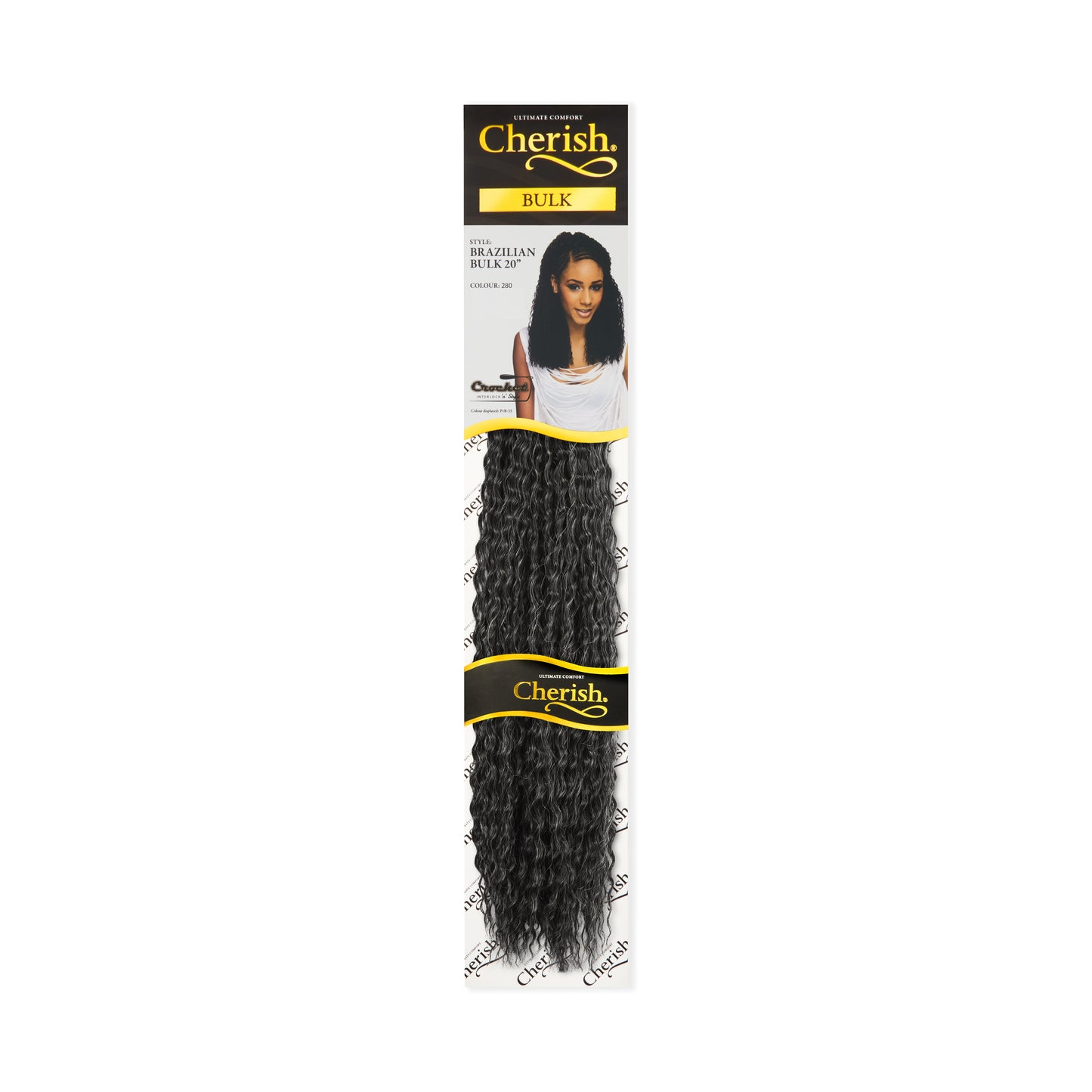Cherish Synthetic Crochet Braid Curly Extension - Brazilian Bulk 20"