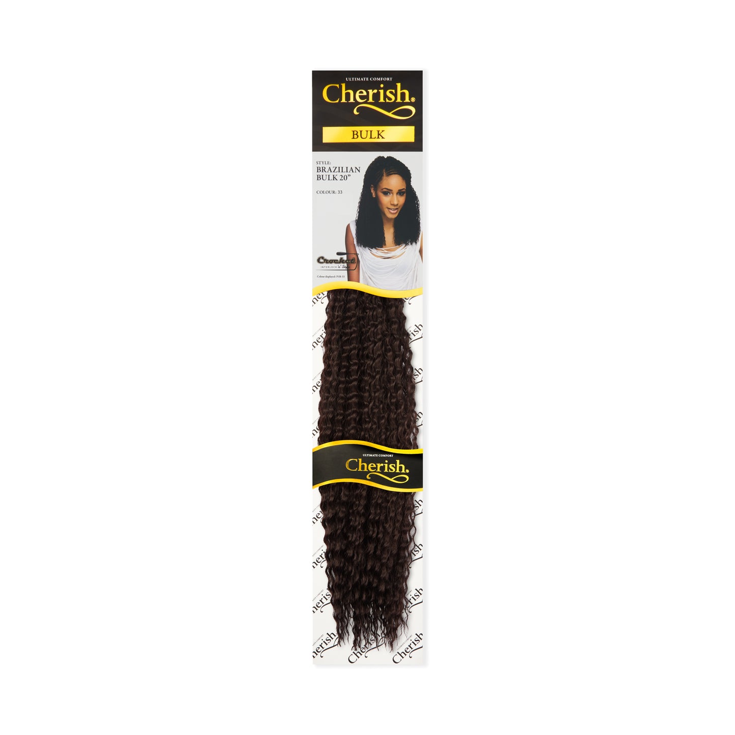 Cherish Synthetic Crochet Braid Curly Extension - Brazilian Bulk 20"