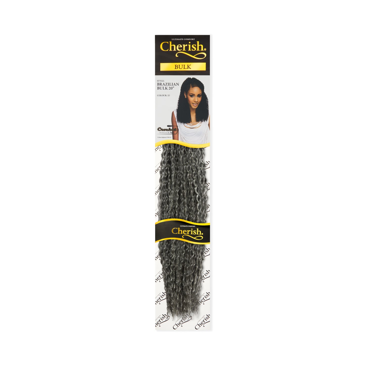 Cherish Synthetic Crochet Braid Curly Extension - Brazilian Bulk 20"