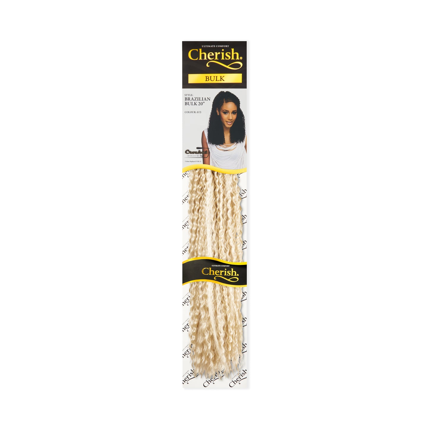 Cherish Synthetic Crochet Braid Curly Extension - Brazilian Bulk 20"