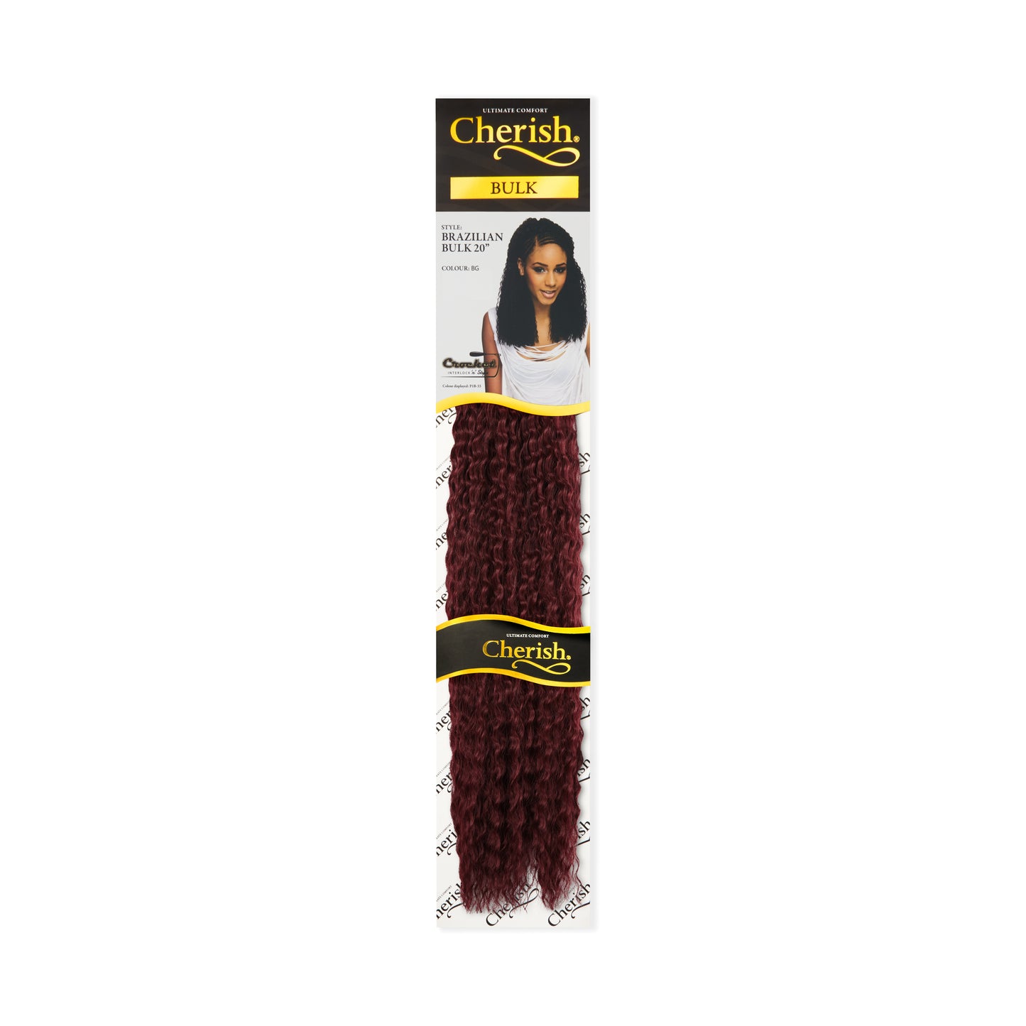 Cherish Synthetic Crochet Braid Curly Extension - Brazilian Bulk 20"