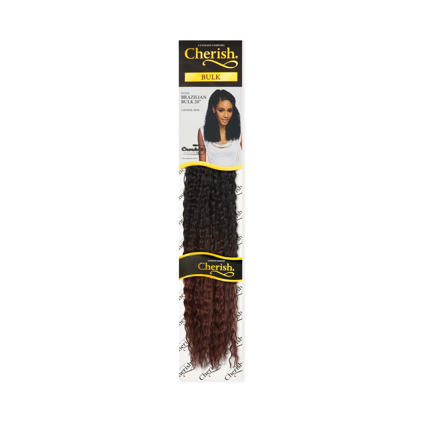 Cherish Synthetic Crochet Braid Curly Extension - Brazilian Bulk 20"