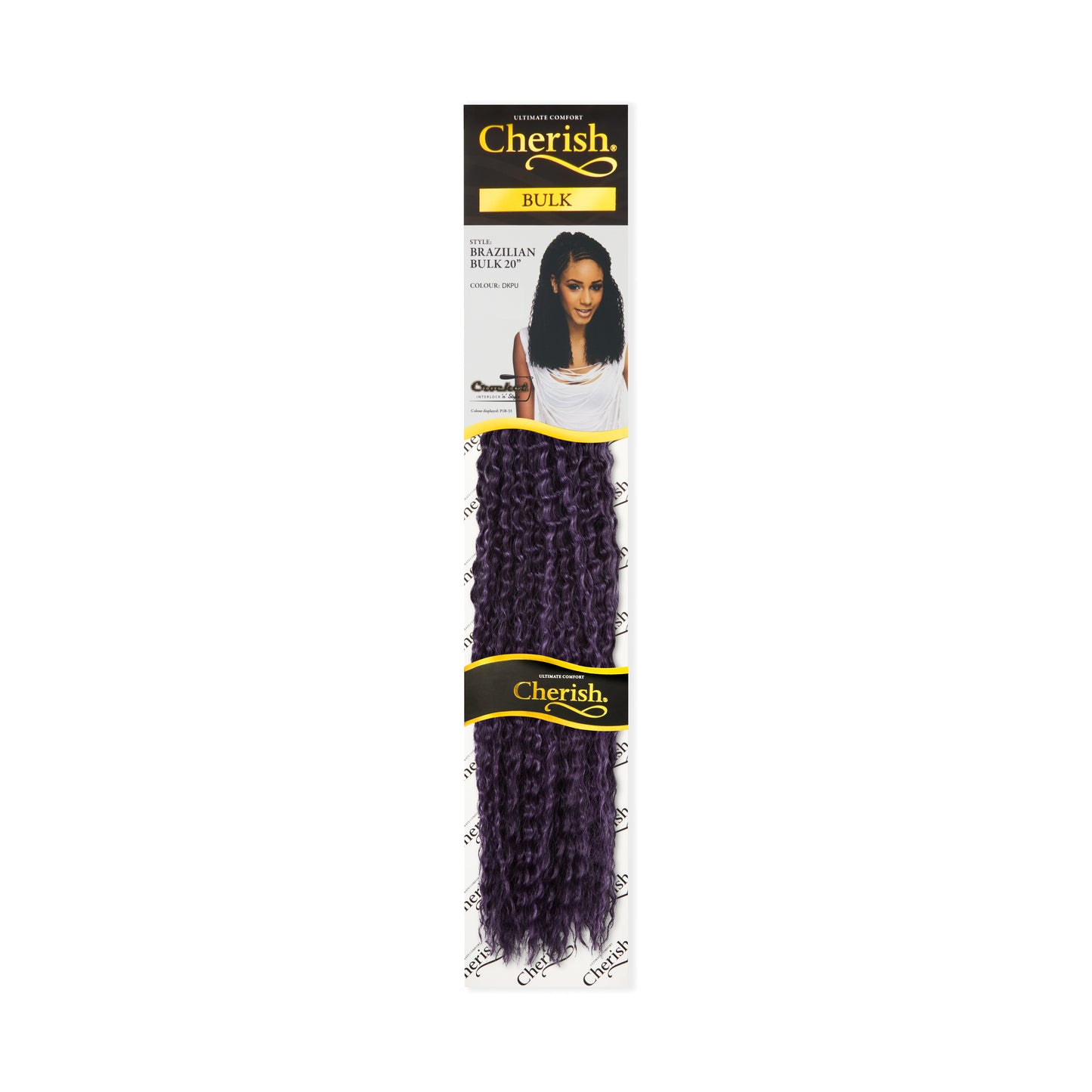 Cherish Synthetic Crochet Braid Curly Extension - Brazilian Bulk 20"