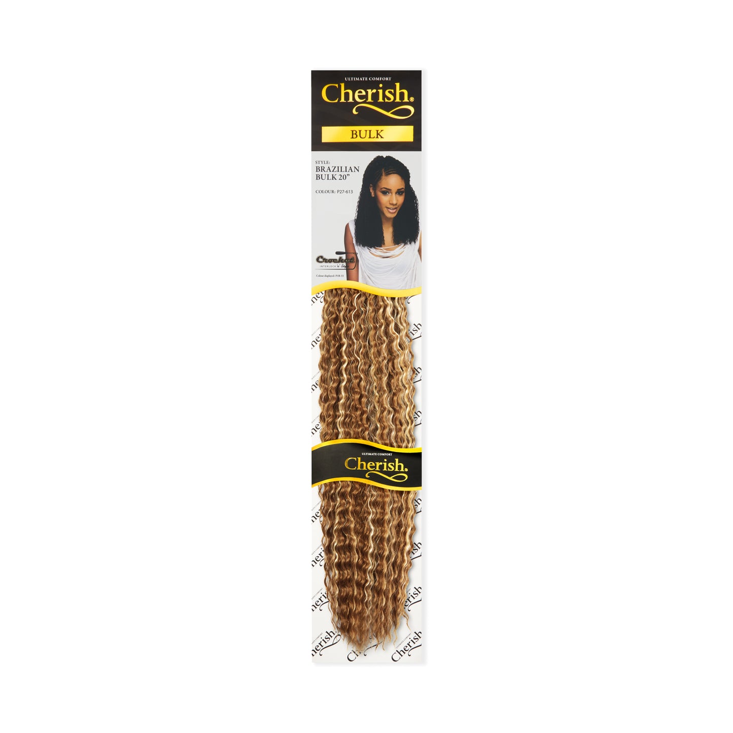Cherish Synthetic Crochet Braid Curly Extension - Brazilian Bulk 20"