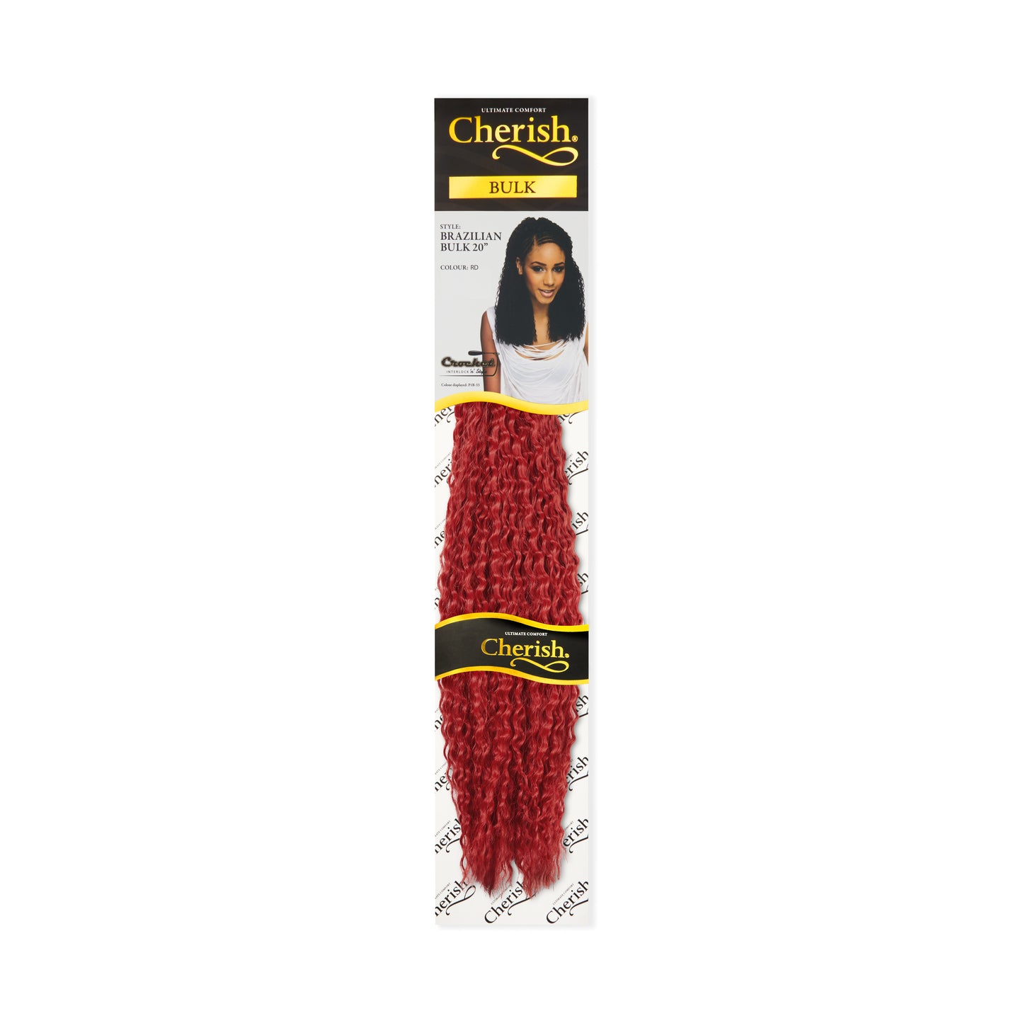 Cherish Synthetic Crochet Braid Curly Extension - Brazilian Bulk 20"