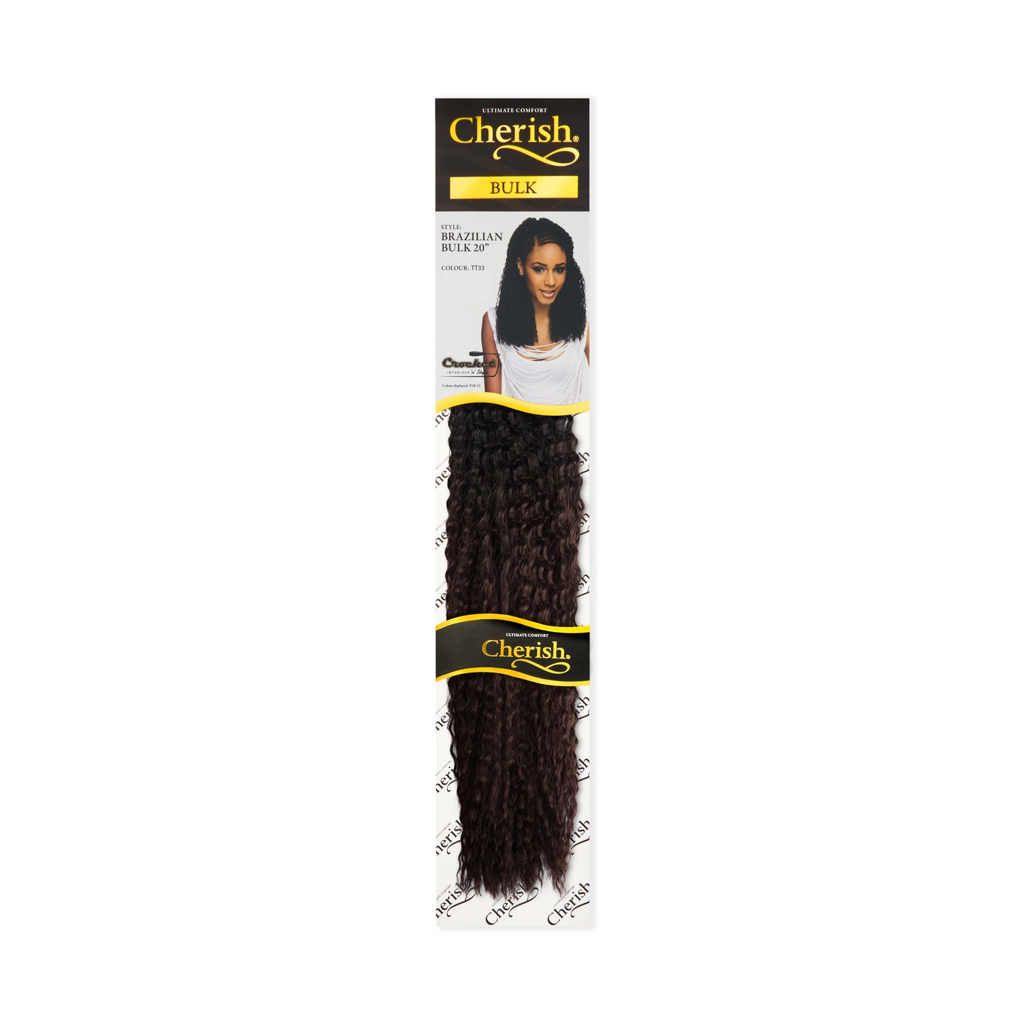 Cherish Synthetic Crochet Braid Curly Extension - Brazilian Bulk 20"