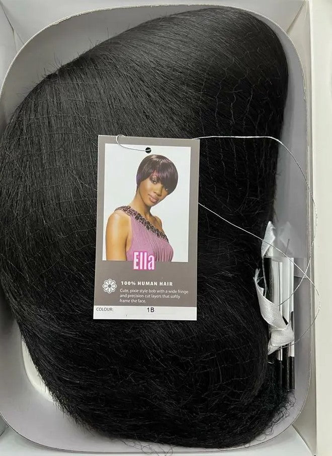 Sleek Human Hair Wig - Ella