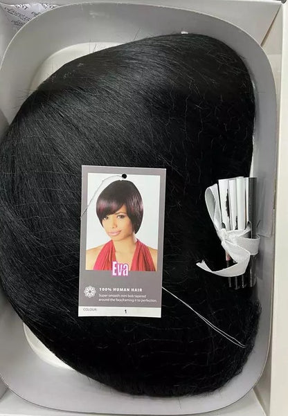Sleek Human Hair Wig - Eva
