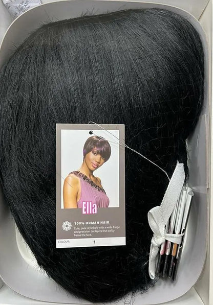 Sleek Human Hair Wig - Ella