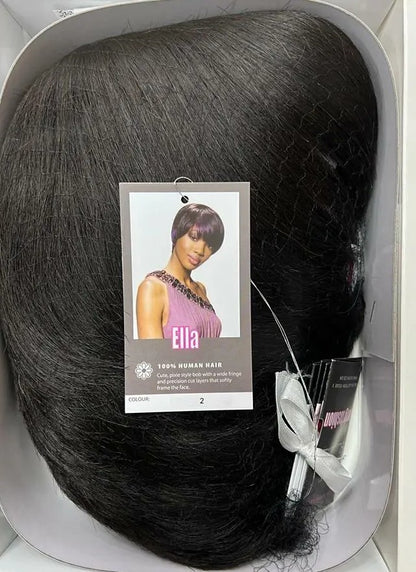 Sleek Human Hair Wig - Ella