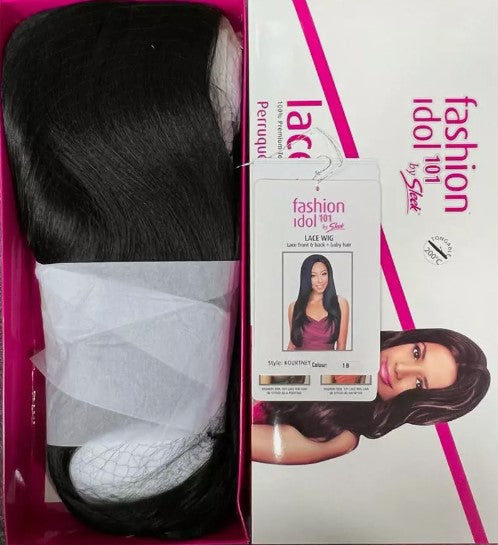 Sleek Synthetic Hair Lace Front Wig - Kourtney