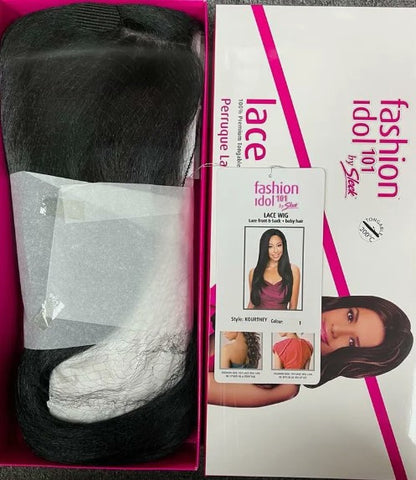 Sleek Synthetic Hair Lace Front Wig - Kourtney