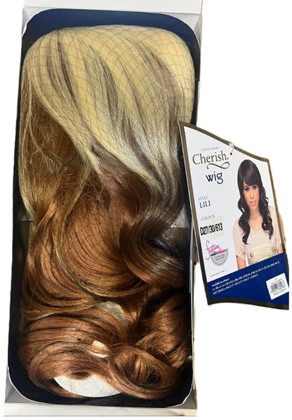 Cherish Synthetic Natural long Curly Hair Wig - LILI