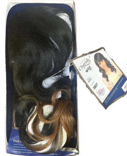 Cherish Synthetic Natural long Curly Hair Wig - LILI