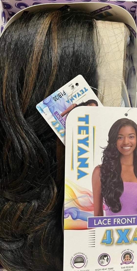 Obsession Synthetic Swiss HD 4x4 Lace Front Free Part Wig - TEYANA