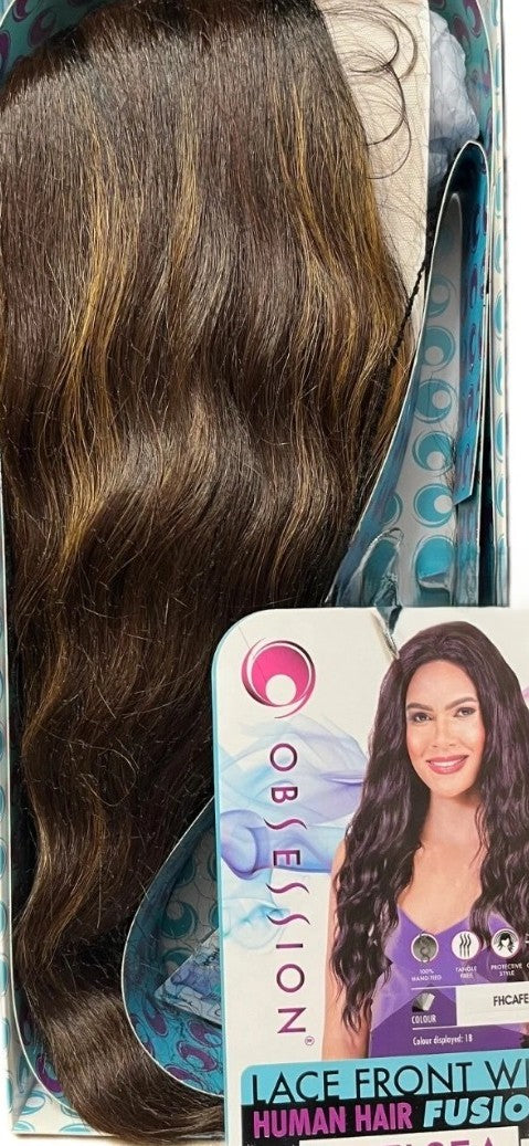 Obsession Lace Front Human Hair Fusion Wig - Chelsea